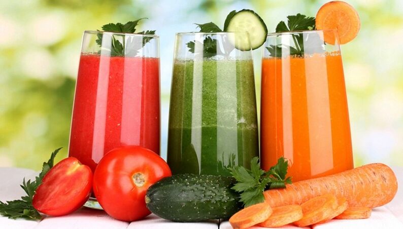 飲用ダイエットメニューの低カロリー野菜ジュース