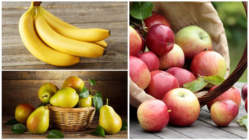 痛風に良い果物-バナナ、ナシ、リンゴ